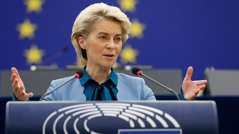 Ούρσουλα φον ντερ Λάιεν: Ο τρόπος σκέψης της Ρωσίας μπορεί να της κοστίσει ένα μέλλον με ευημερία